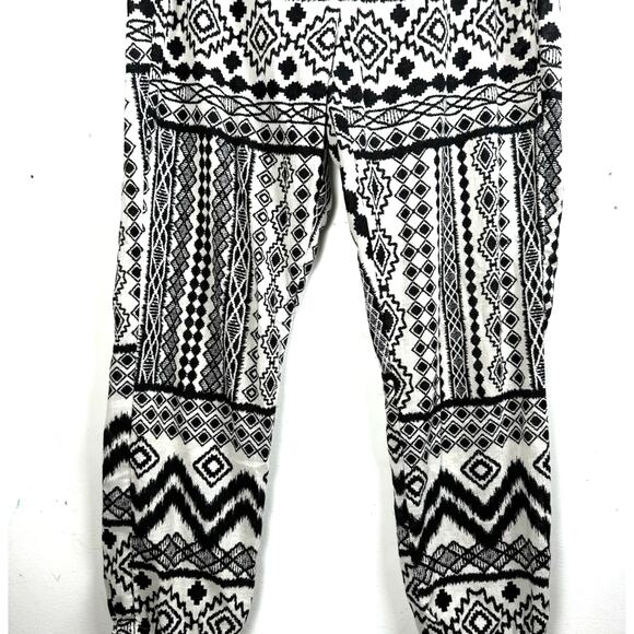 Madewell Aztec Tribal Bohemian Hipster Coastal Beachy Lightweight Jogger Pants M - Picture 5 of 9